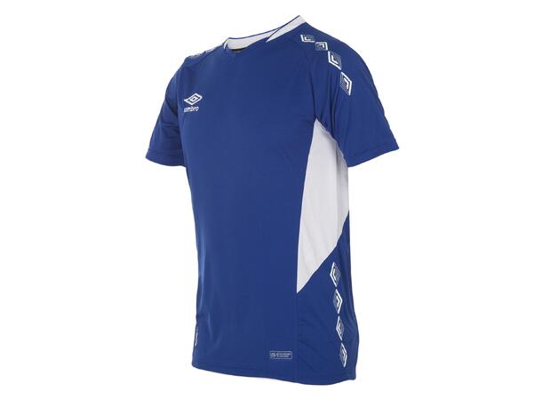 UMBRO UX-1 Jersey SS jr Blå/Hvit 140 Flott kortermet spillertrøye 